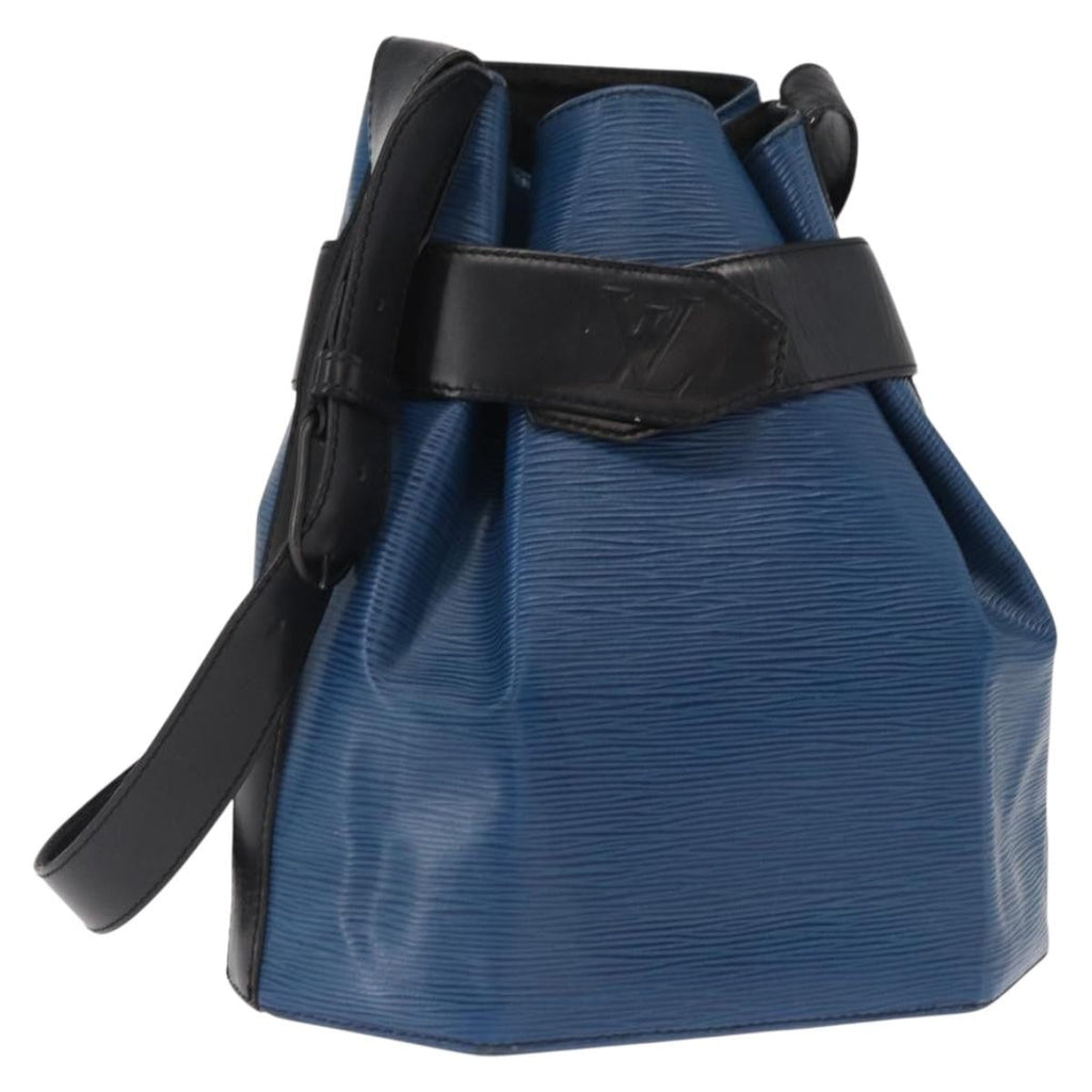 Louis Vuitton Vintage Sac D'epaule Handbag Epi Leather Blue Leather Shoulder Bag Bag (Pre-Owned)