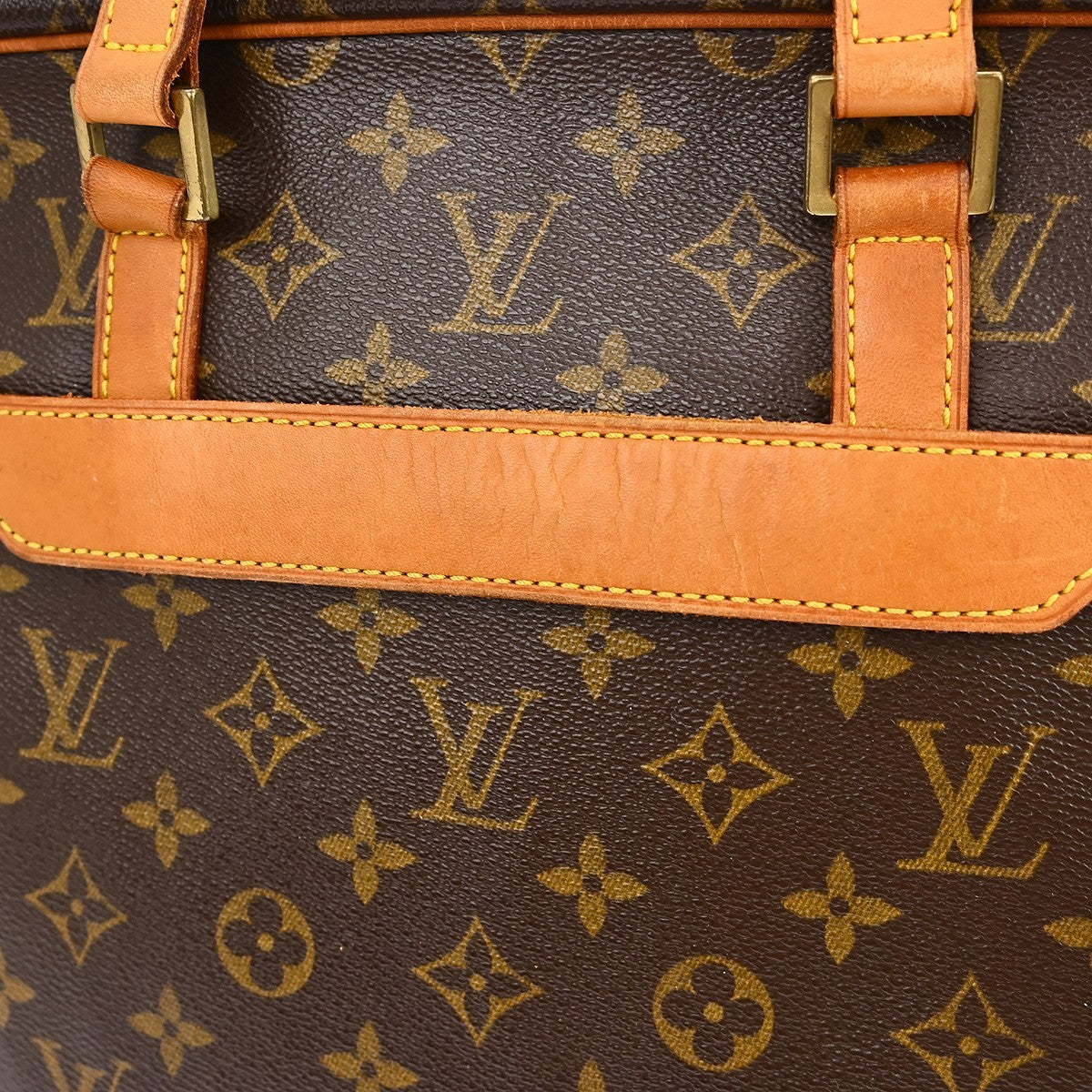 Louis Vuitton Porte-Documents Pegase Bag Monogram Canvas Brown Canvas Briefcase Bag (Pre-Owned)