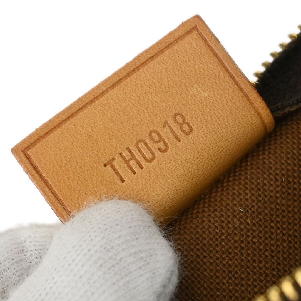 Louis Vuitton Speedy Mini Hl Handbag Monogram Canvas Brown Canvas Handbag (Pre-Owned)