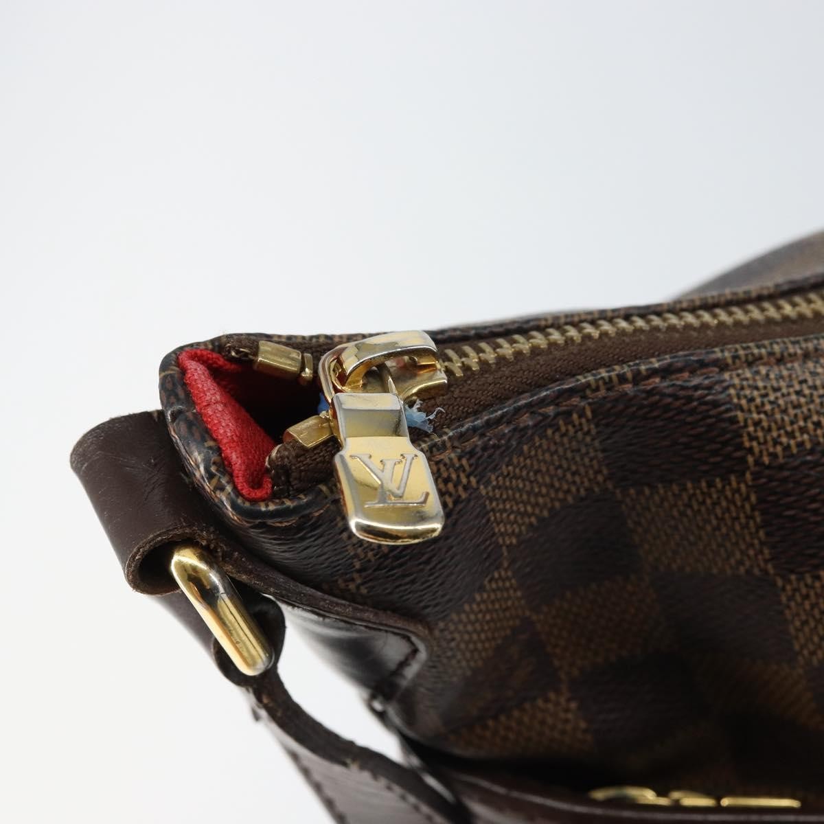 Louis Vuitton Bloomsbury Handbag Damier Brown Canvas Shoulder Bag Bag (Pre-Owned)