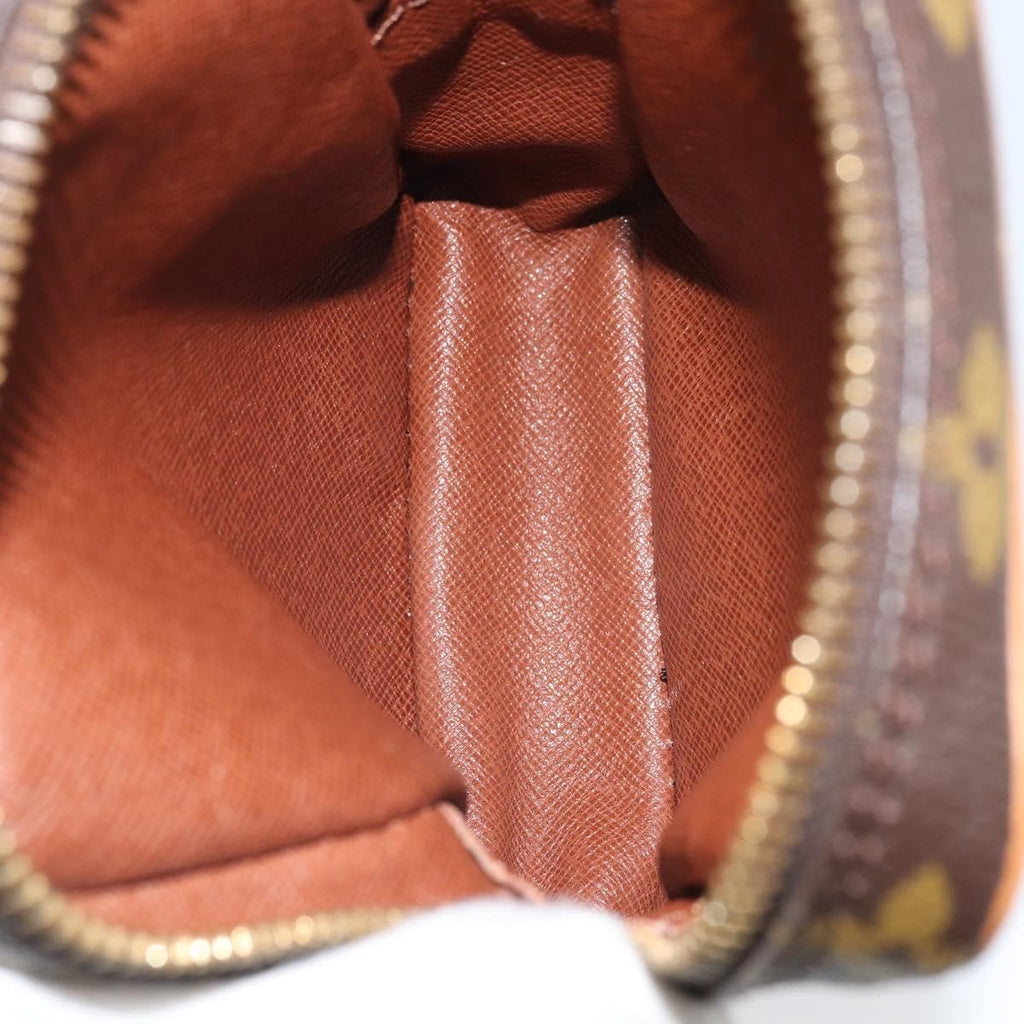 Louis Vuitton Danube Handbag Monogram Canvas Brown Canvas Shoulder Bag Bag (Pre-Owned)