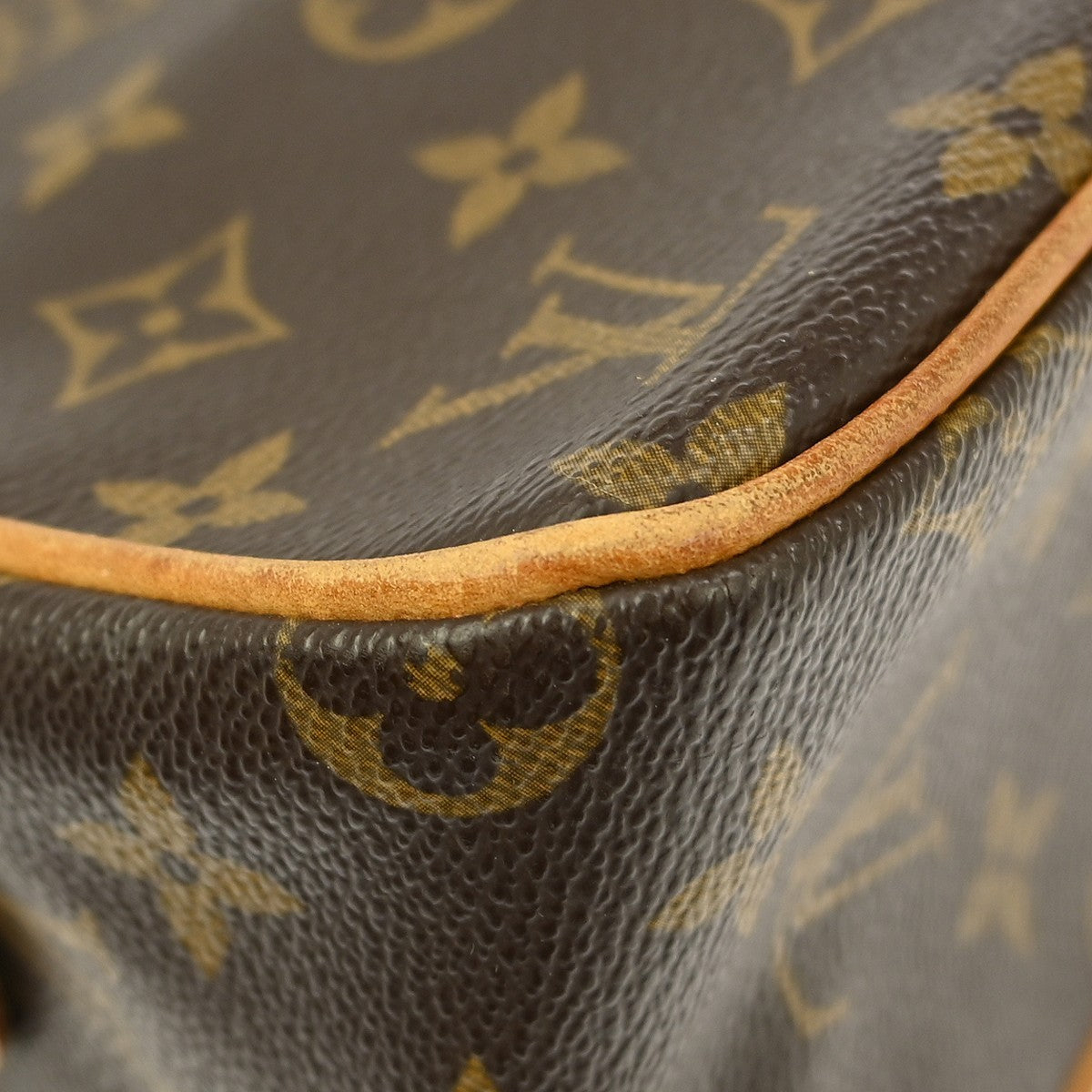 Louis Vuitton Viva Cite Handbag Monogram Canvas Brown Canvas Shoulder Bag Bag (Pre-Owned)