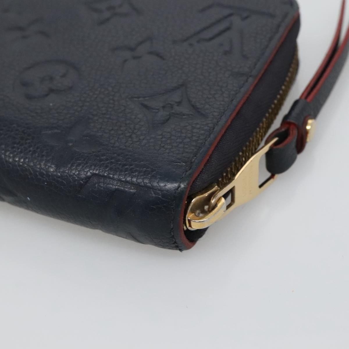 Louis Vuitton Portefeuille Zippy Monogramme Empreinte Monogramme Empreinte Navy Leather Wallets Accessory (Pre-Owned)