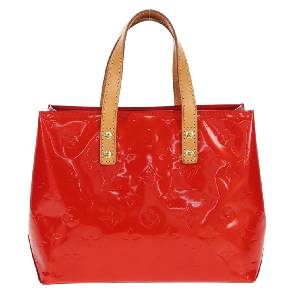 Louis Vuitton Reade Handbag Monogram Vernis Red Patent_Leather Handbag (Pre-Owned)