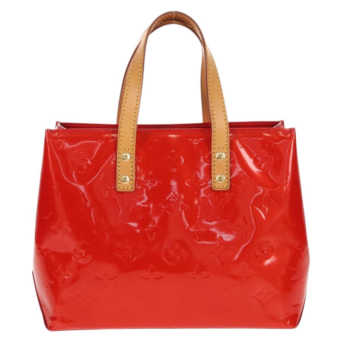 Louis Vuitton Reade Handbag Monogram Vernis Red Patent_Leather Handbag (Pre-Owned)