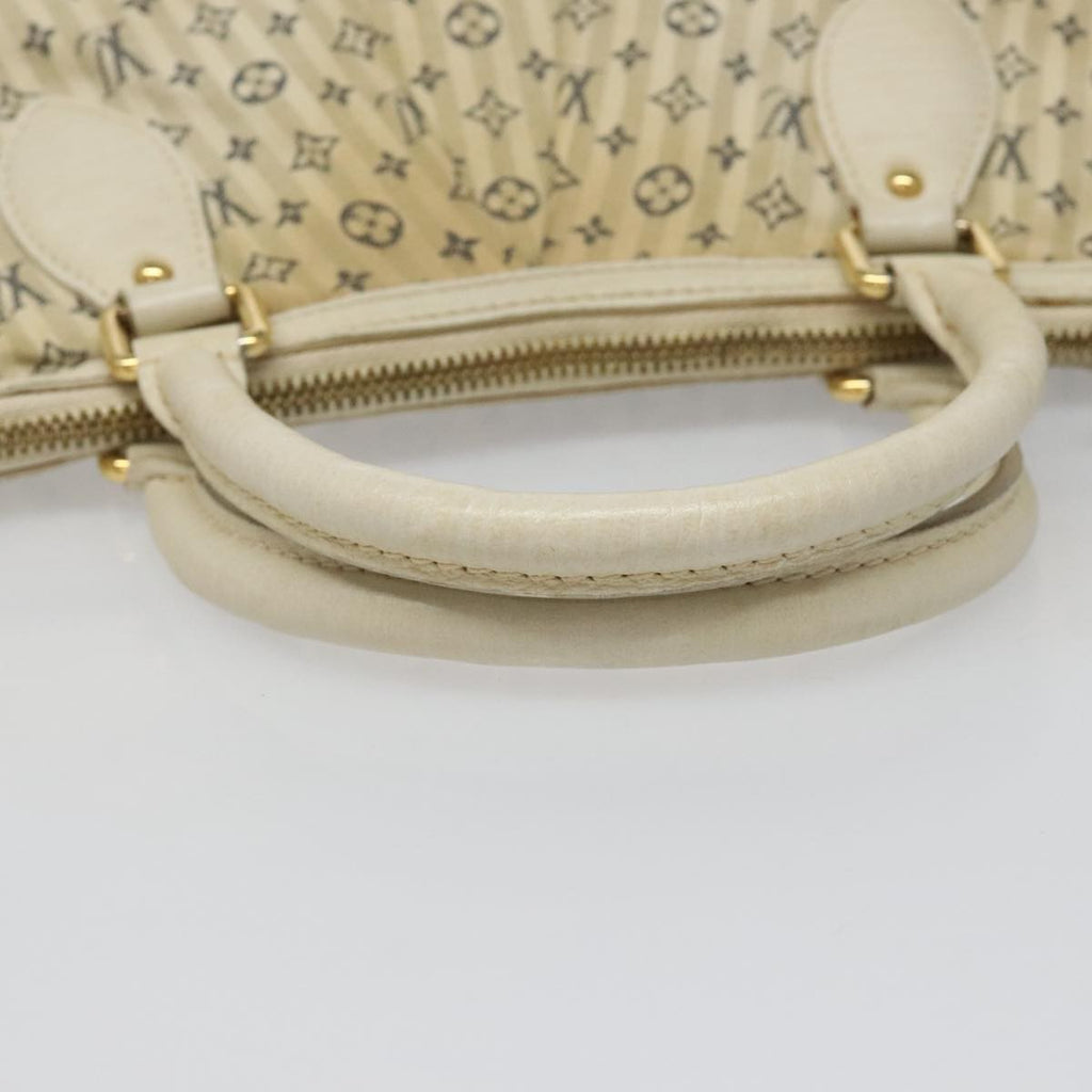 Louis Vuitton Marina Handbag Mini Lin Croisette Beige Canvas Bag (Pre-Owned)