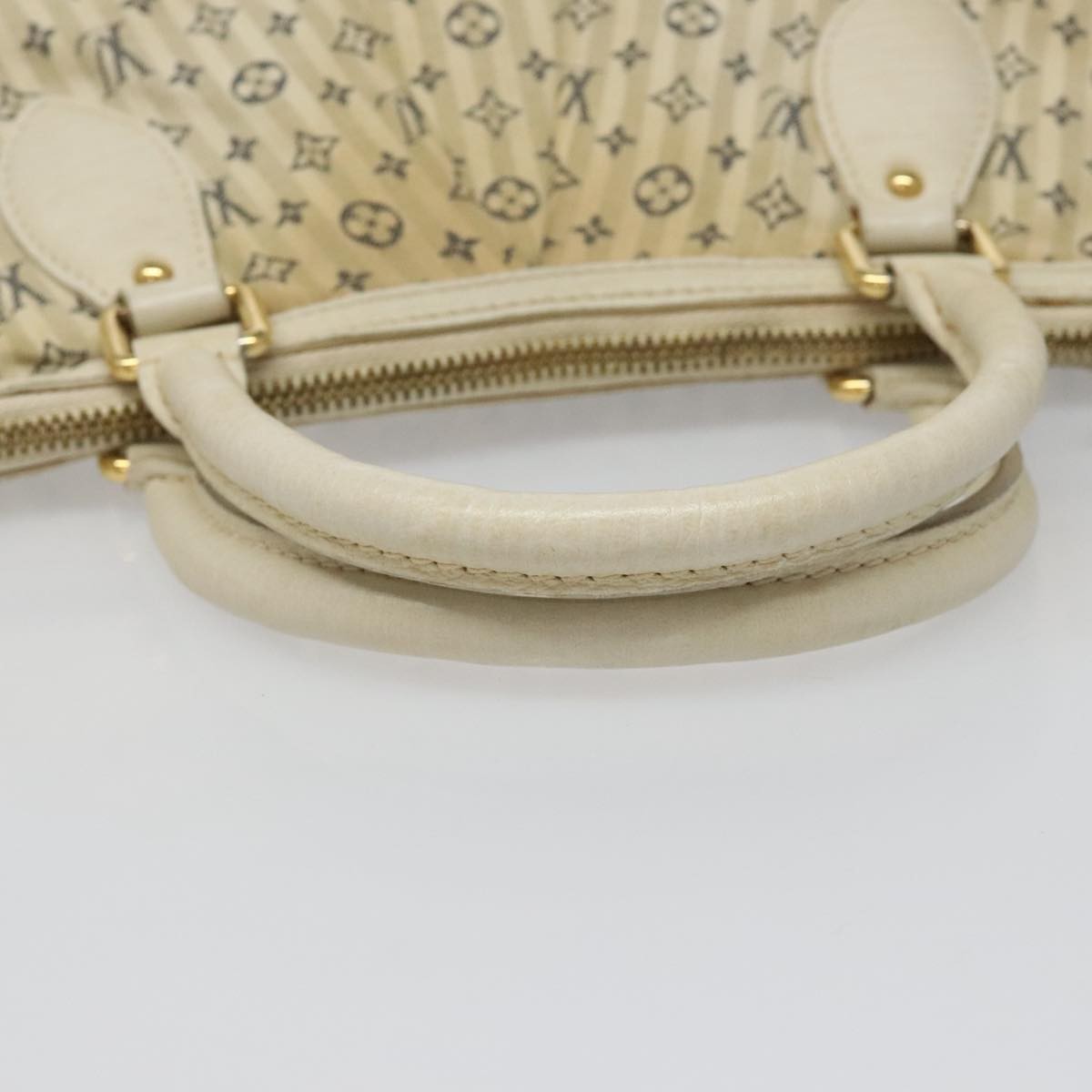 Louis Vuitton Marina Handbag Mini Lin Croisette Beige Canvas Bag (Pre-Owned)