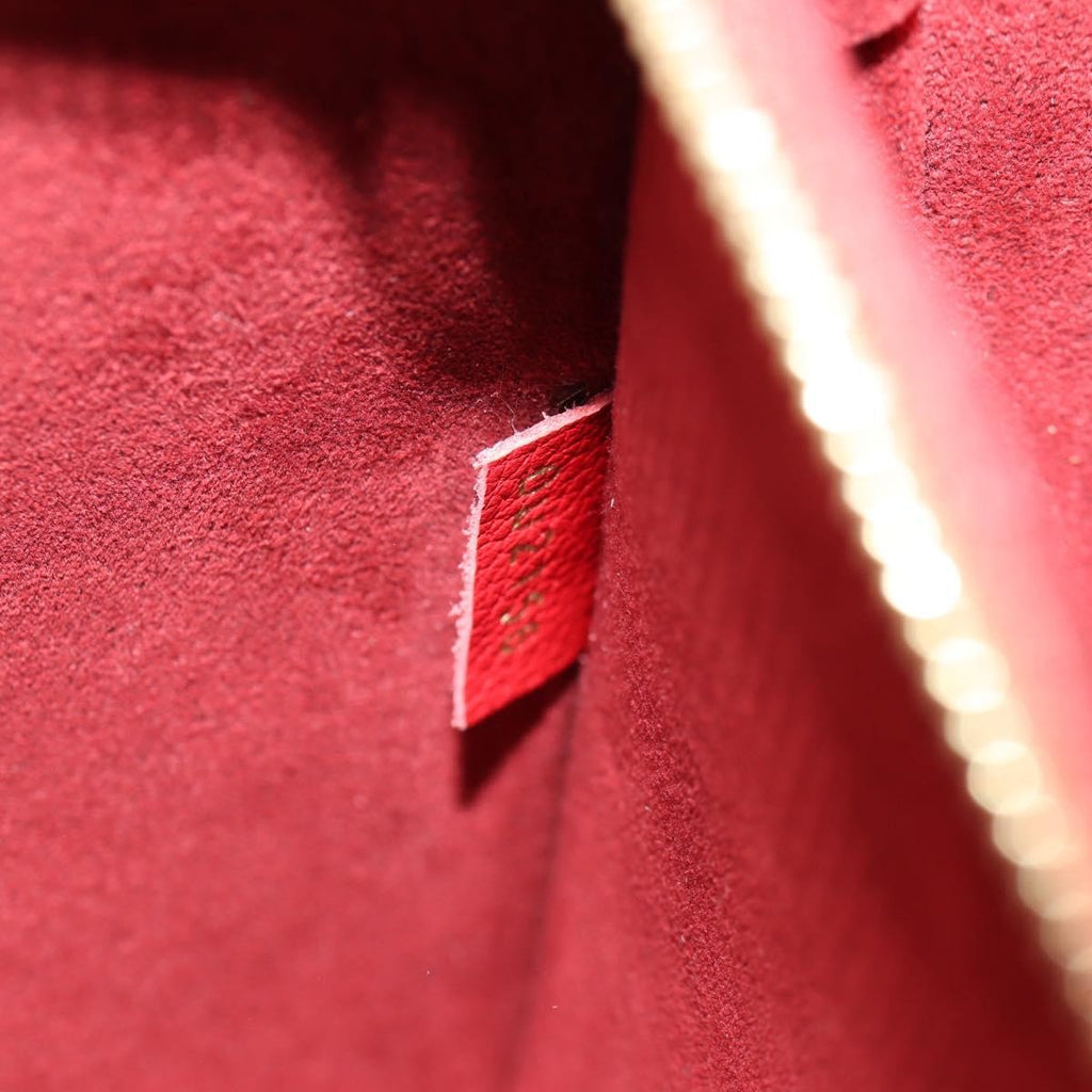 Louis Vuitton Kimono Handbag Monogram Canvas And Leather Red Canvas Handbag (Pre-Owned)