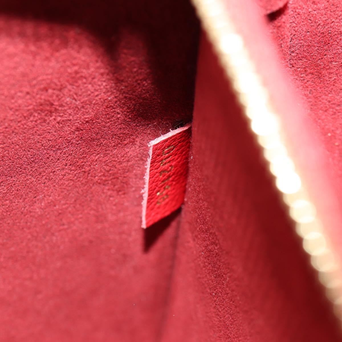 Louis Vuitton Kimono Handbag Monogram Canvas And Leather Red Canvas Handbag (Pre-Owned)