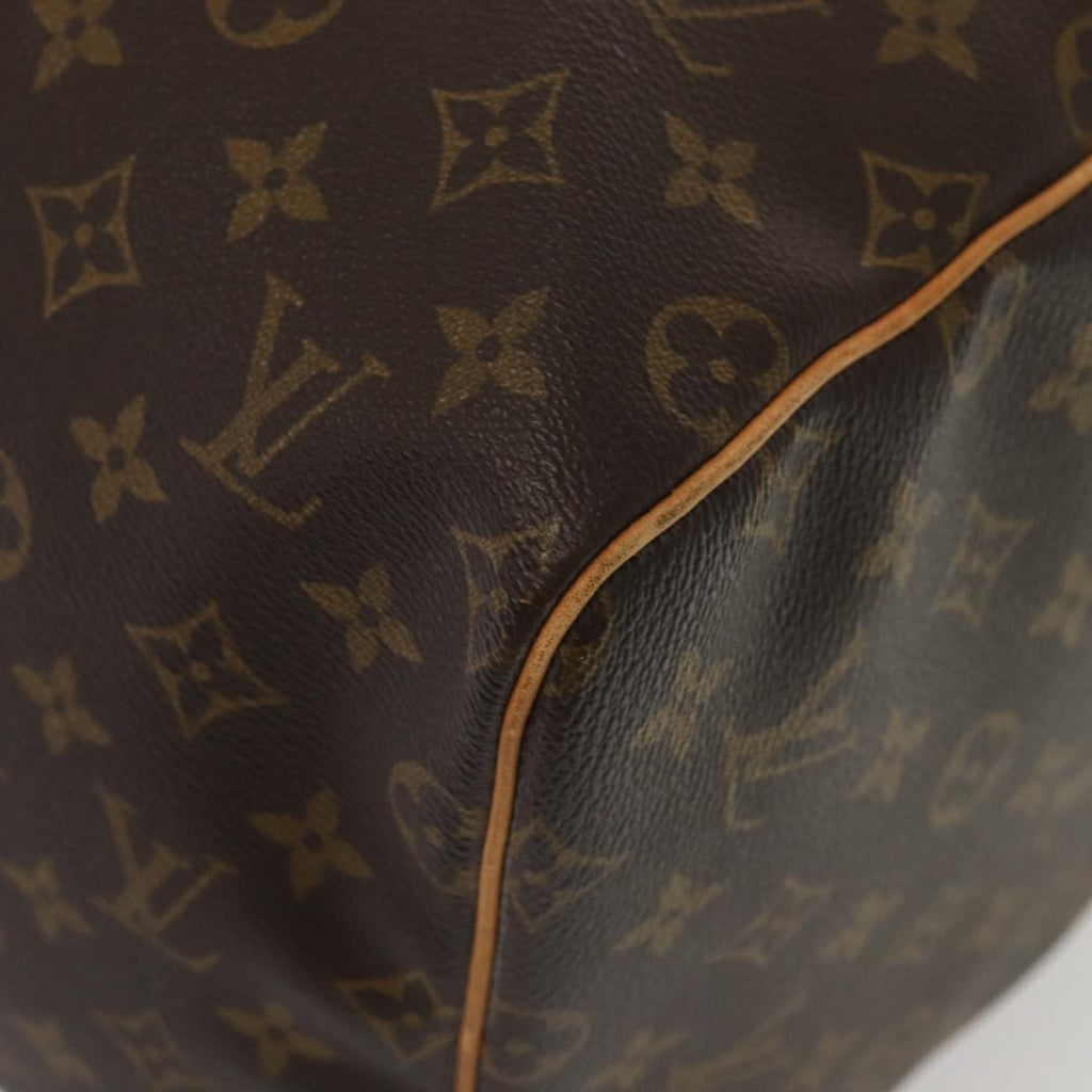 Louis Vuitton Keepall Bag Monogram Canvas Brown Canvas Travel Bag Bag (Pre-Owned)
