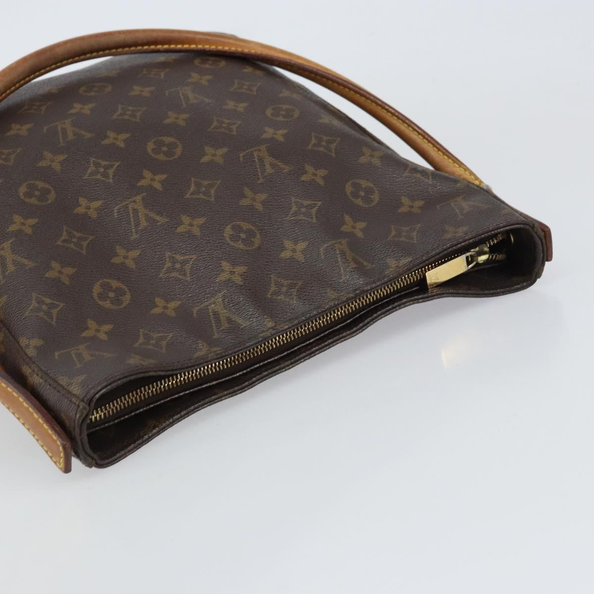 Louis Vuitton Monogram Looping Handbag Monogram Canvas Brown Canvas Shoulder Bag Bag (Pre-Owned)