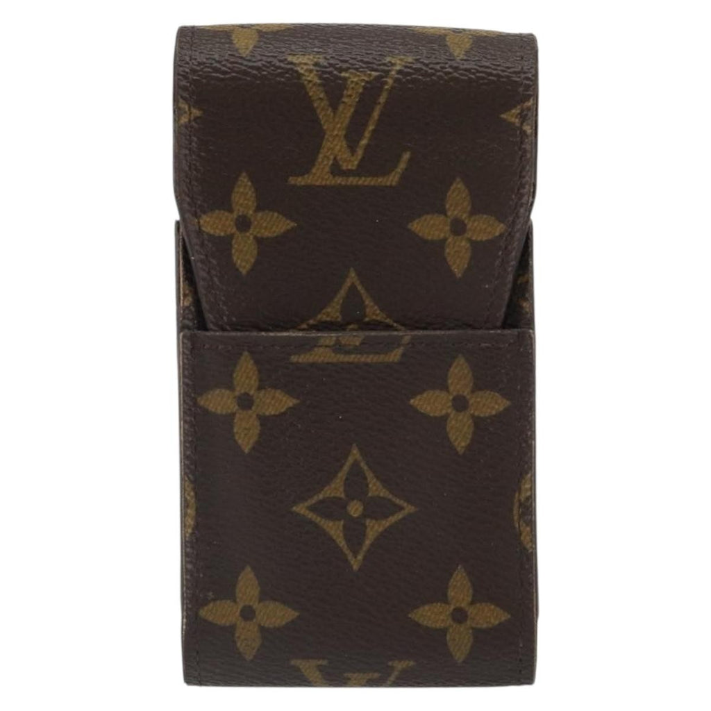 Louis Vuitton Etui Cigarette Case Monogram Canvas Brown Canvas Wallets Accessory (Pre-Owned)