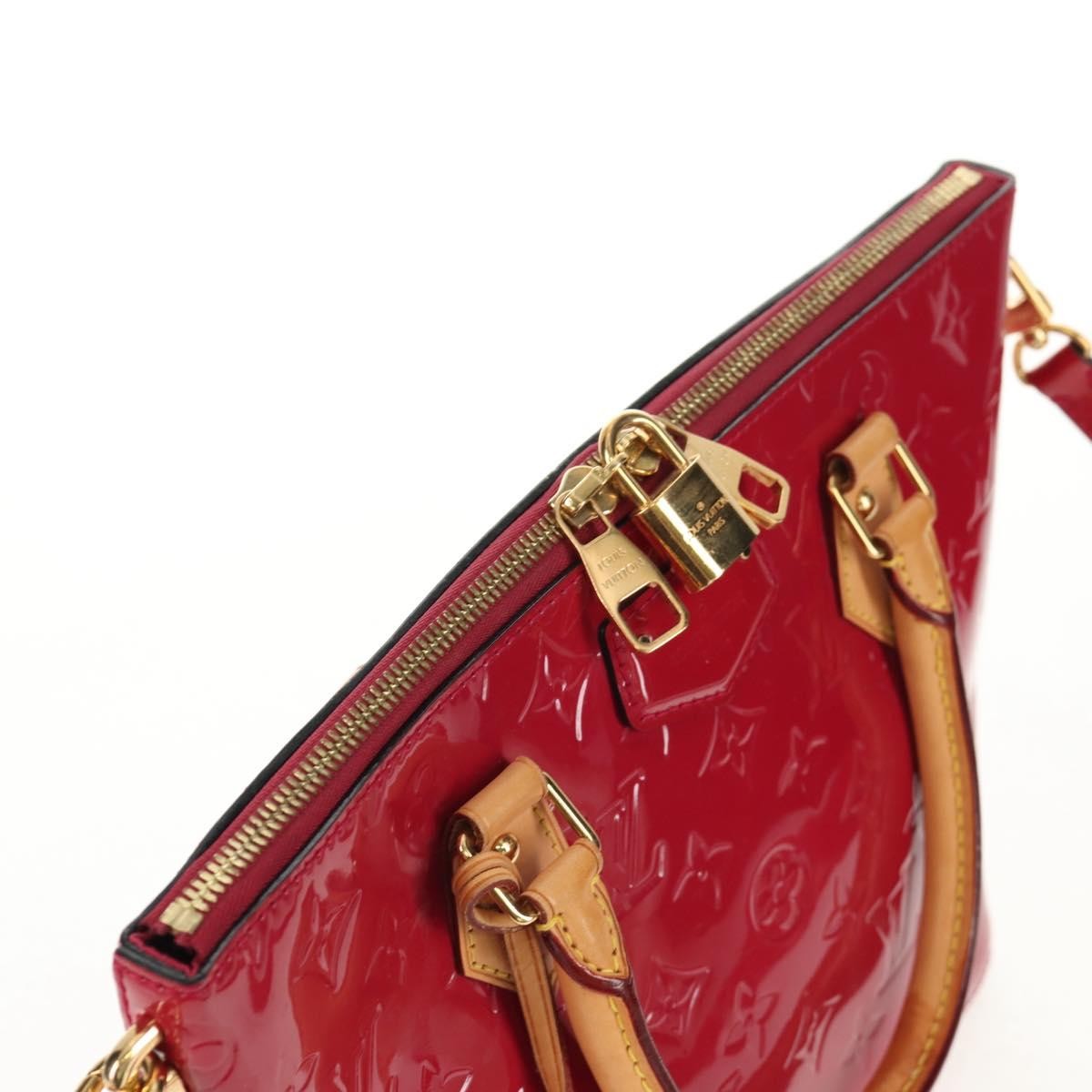 Louis Vuitton Montebello Handbag Monogram Vernis Pink Patent_Leather Handbag (Pre-Owned)