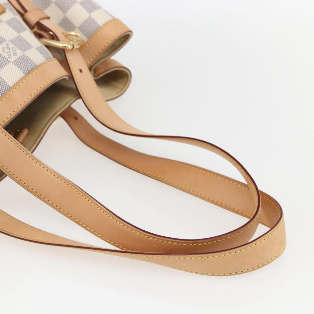 Louis Vuitton Hampstead Handbag Damier White Canvas Tote Bag Bag (Pre-Owned)