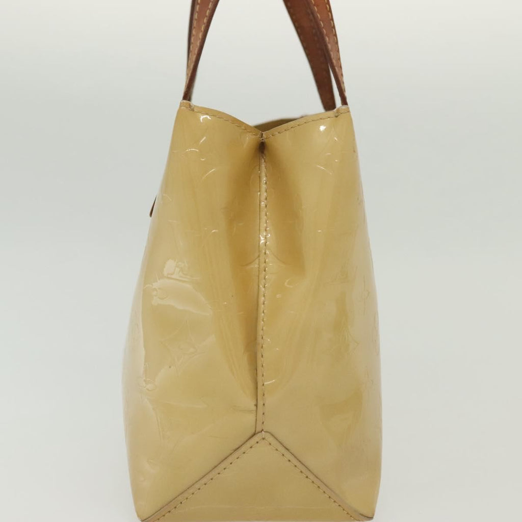Louis Vuitton Reade Handbag Monogram Vernis Beige Patent_Leather Handbag (Pre-Owned)