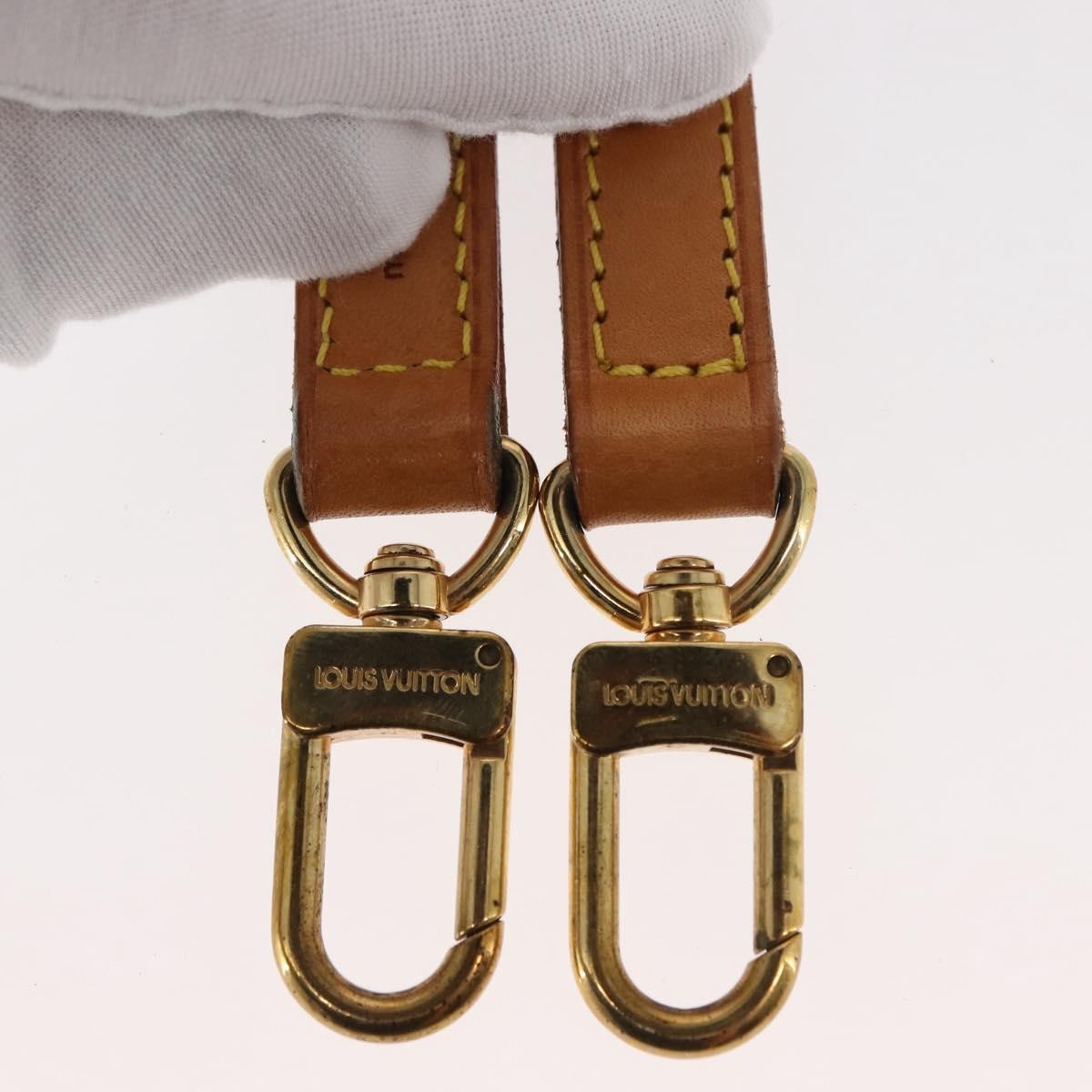 Louis Vuitton Bandouliere Leather Beige Leather Straps Accessory (Pre-Owned)