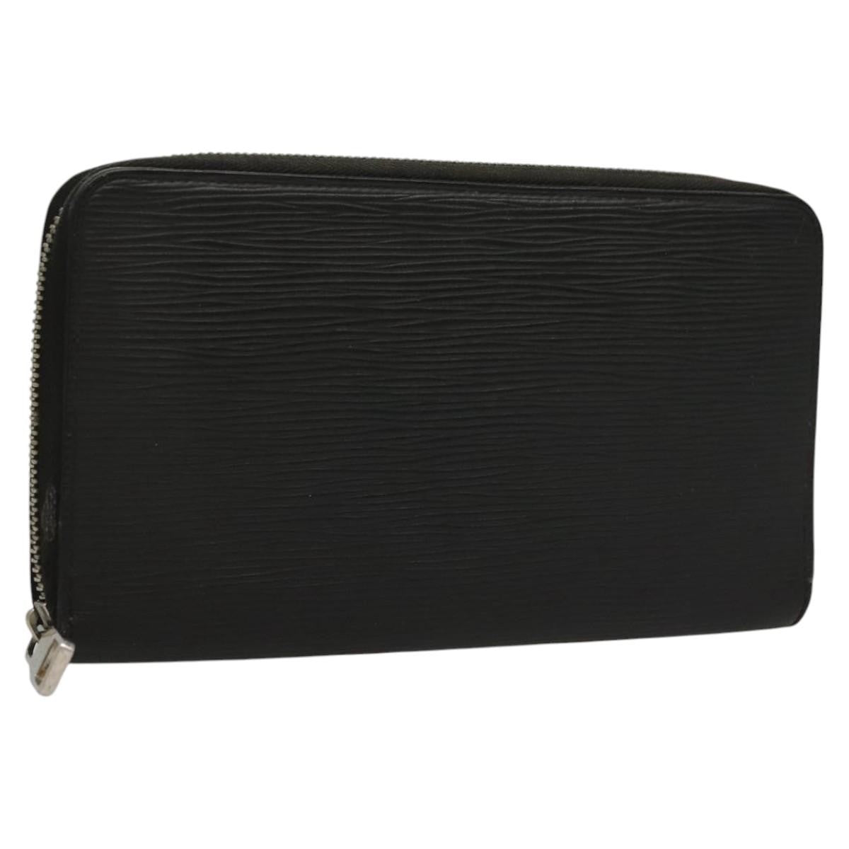 Louis Vuitton Zippy Organizer Epi Leather Black Leather Wallets Accessory (Pre-Owned)
