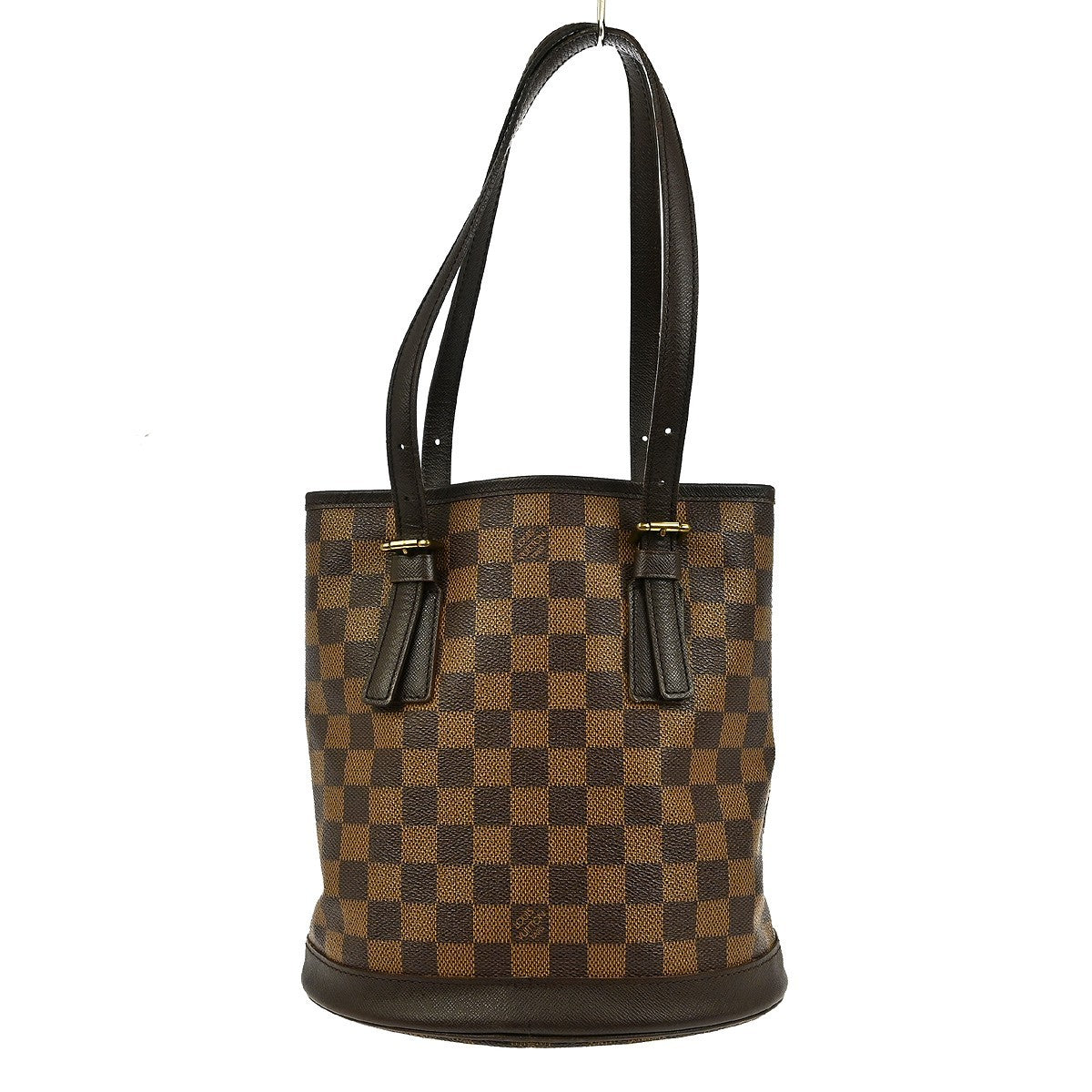 Louis Vuitton Marais Bucket Bag Damier Brown Canvas Shoulder Bag Bag (Pre-Owned)