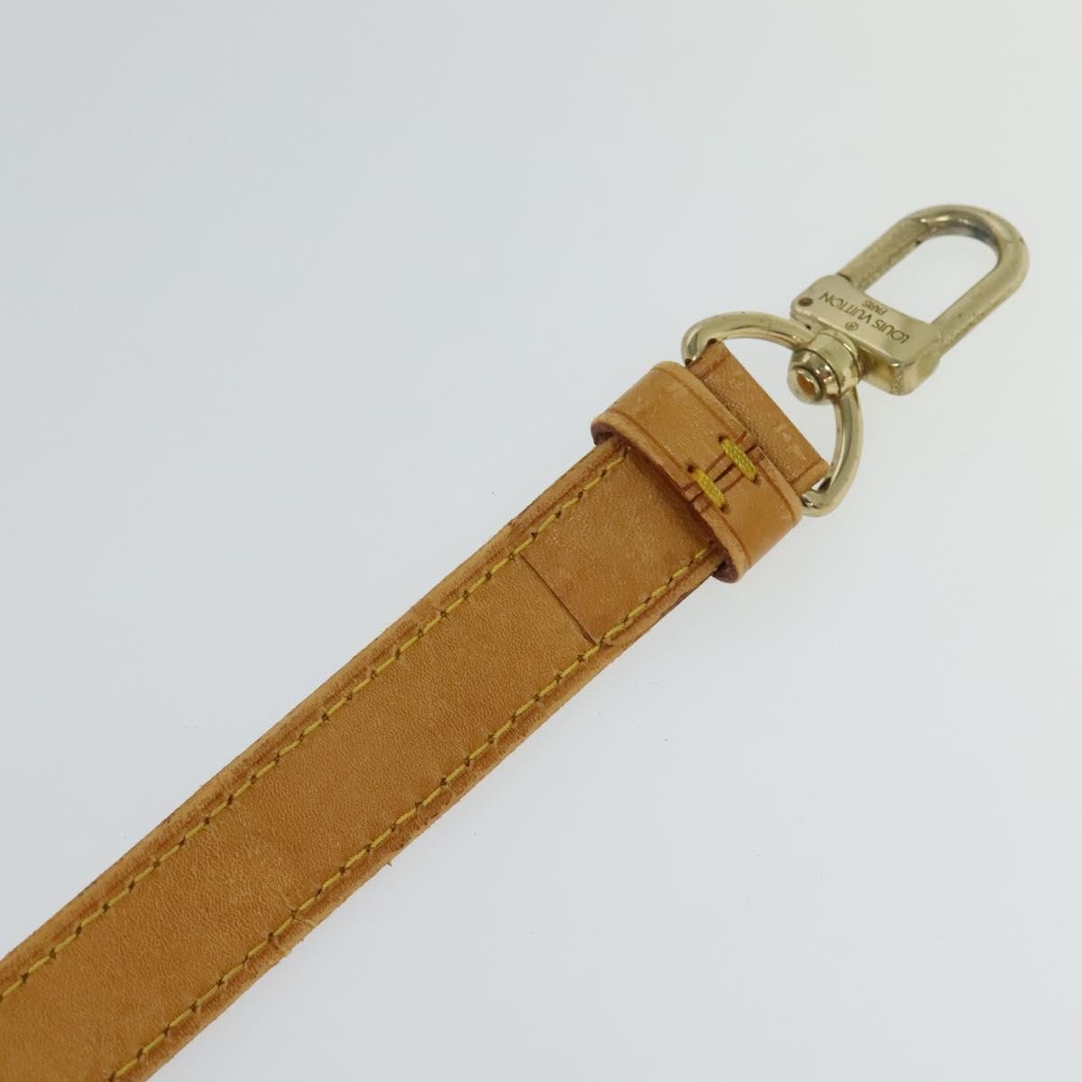 Louis Vuitton Adjustable Shoulder Strap Vachetta Leather Beige Leather Straps Accessory (Pre-Owned)