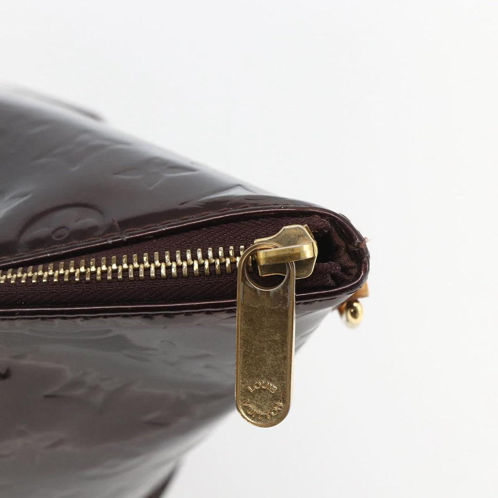 Louis Vuitton Bellevue Handbag Monogram Vernis Burgundy Patent_Leather Tote Bag Bag (Pre-Owned)