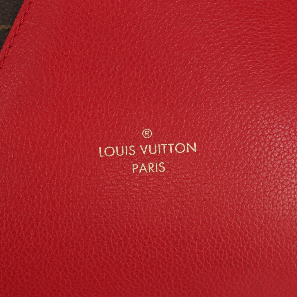 Louis Vuitton Kimono Handbag Monogram Canvas And Leather Red Canvas Handbag (Pre-Owned)