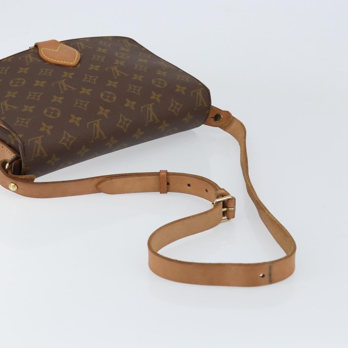 Louis Vuitton Cartouchiere Handbag Monogram Canvas Brown Canvas Shoulder Bag Bag (Pre-Owned)