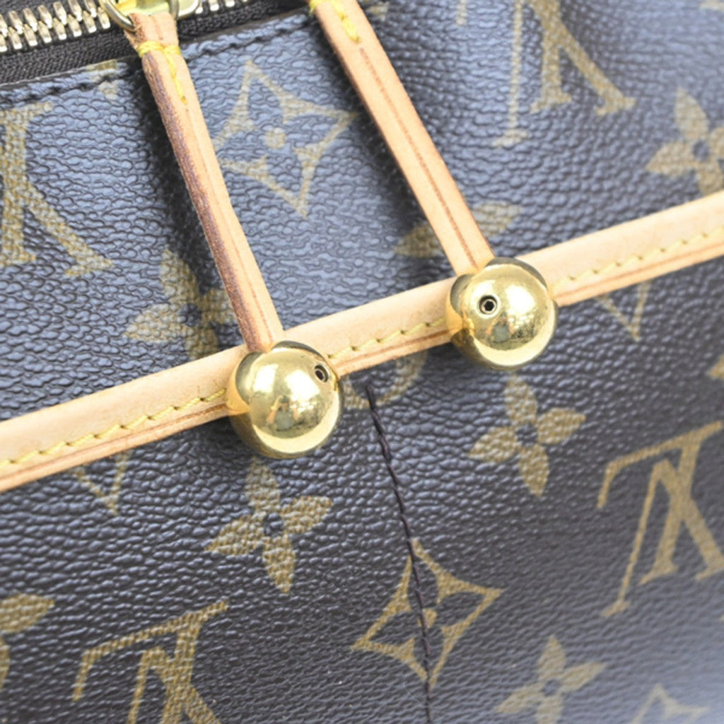 Louis Vuitton Popincourt Shoulder Bag Monogram Canvas Brown Canvas Shoulder Bag Bag (Pre-Owned)