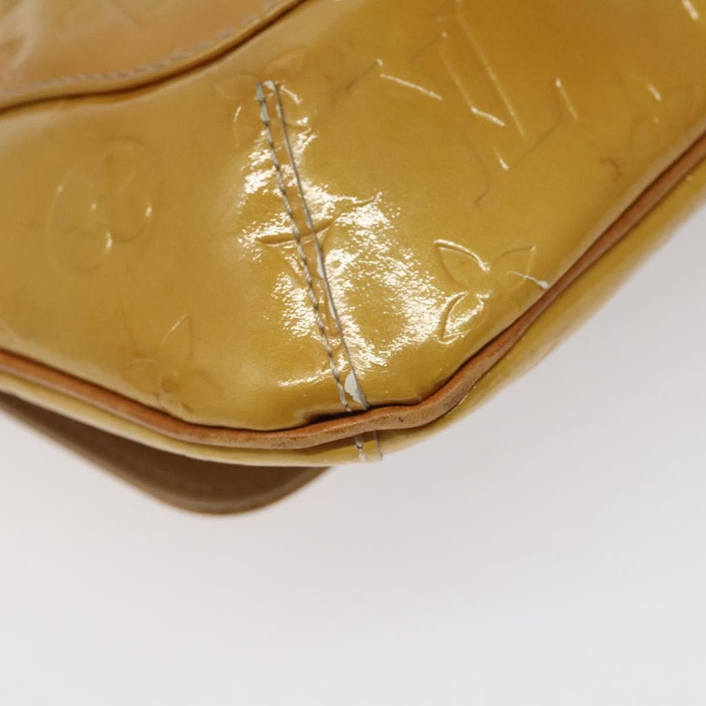 Louis Vuitton Thompson Street Handbag Monogram Vernis Beige Patent_Leather Bag (Pre-Owned)