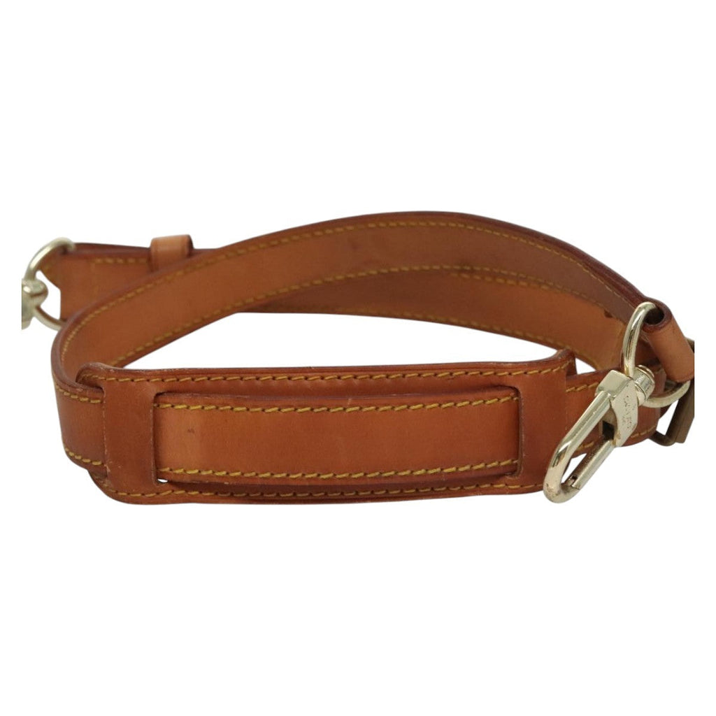Louis Vuitton Adjustable Shoulder Strap Vachetta Leather Beige Leather Straps Accessory (Pre-Owned)