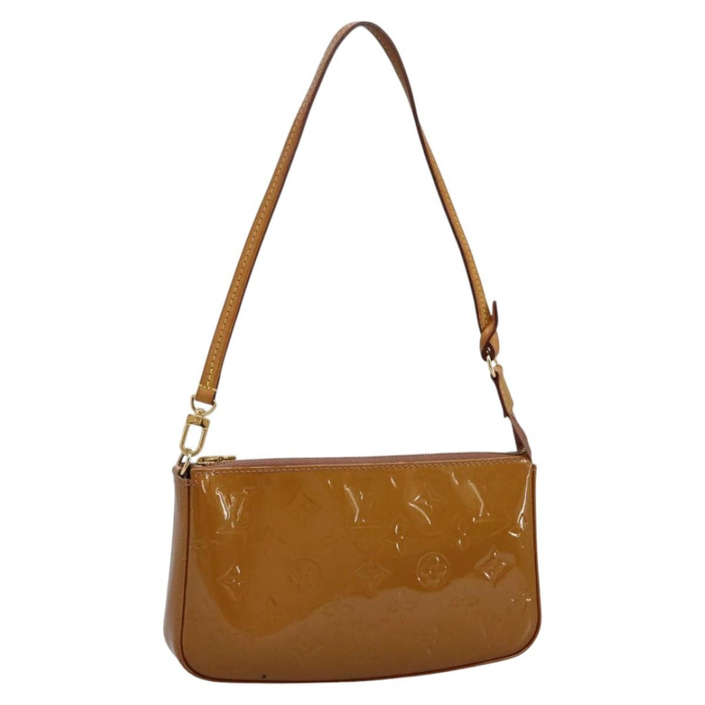 Louis Vuitton Pochette Accessoires Patent Leather Pink Patent_Leather Bag (Pre-Owned)