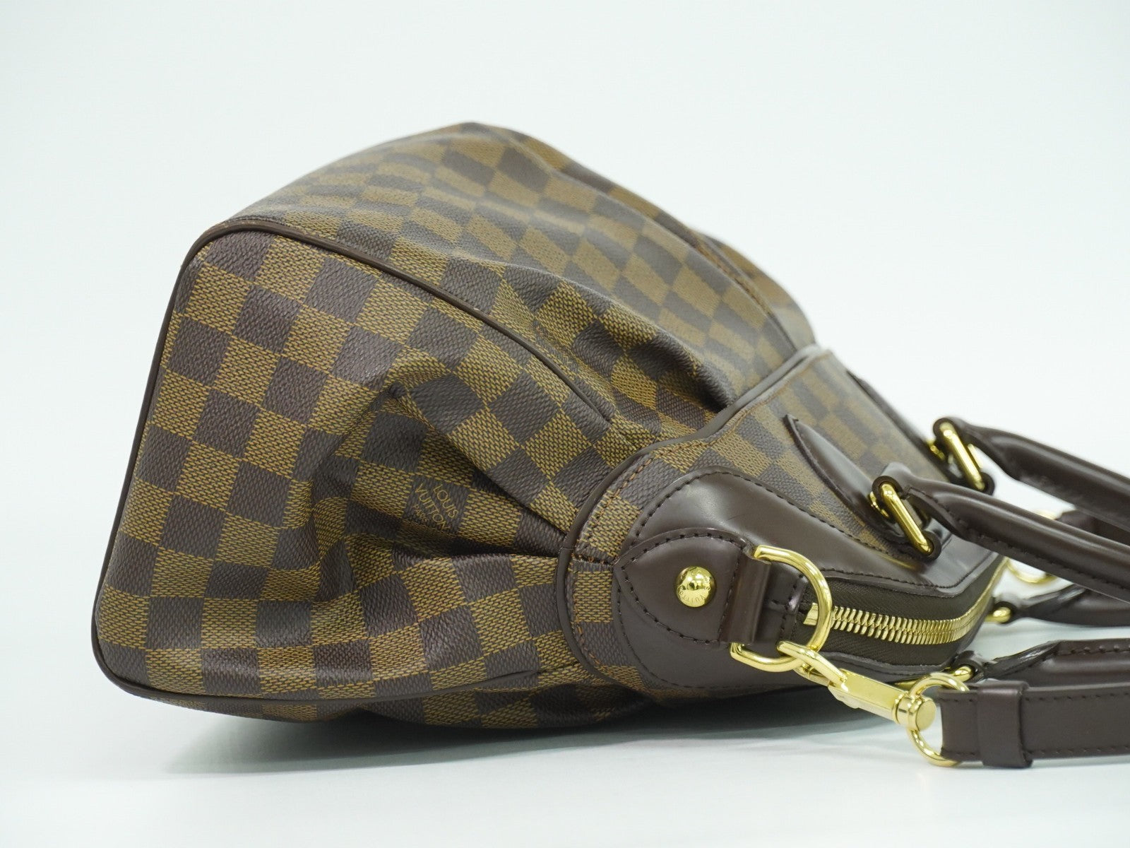 Louis Vuitton Trevi Handbag Damier Brown Canvas Handbag (Pre-Owned)