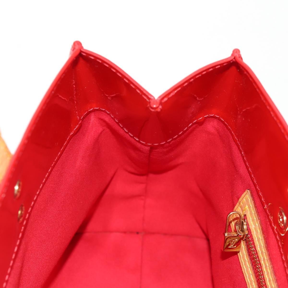Louis Vuitton Reade Handbag Monogram Vernis Red Patent_Leather Handbag (Pre-Owned)