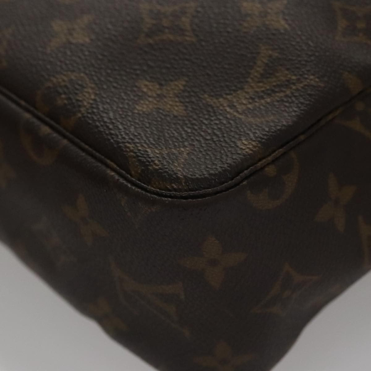 Louis Vuitton Trousse Toiletry Pouch Monogram Canvas Brown Canvas Toiletry Case Accessory (Pre-Owned)