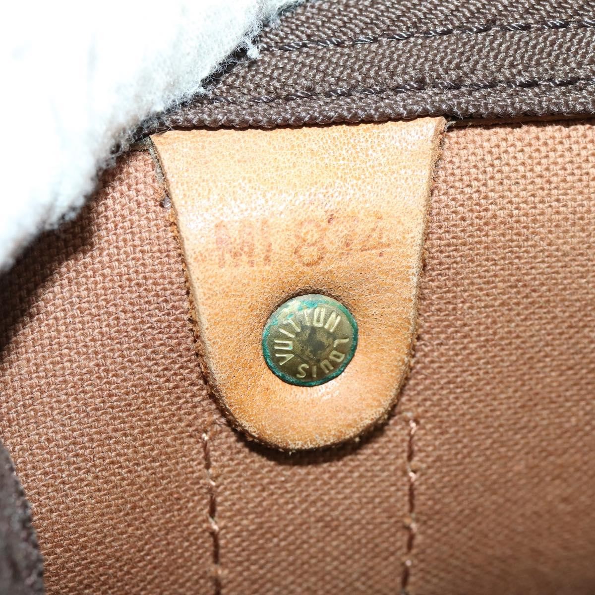 Louis Vuitton Keepall Bag Monogram Canvas Brown Canvas Travel Bag Bag (Pre-Owned)