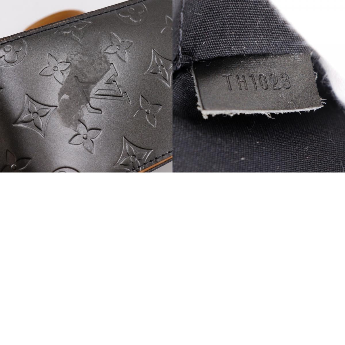 Louis Vuitton Mat Shelton Handbag Monogram Vernis Black Leather Handbag (Pre-Owned)
