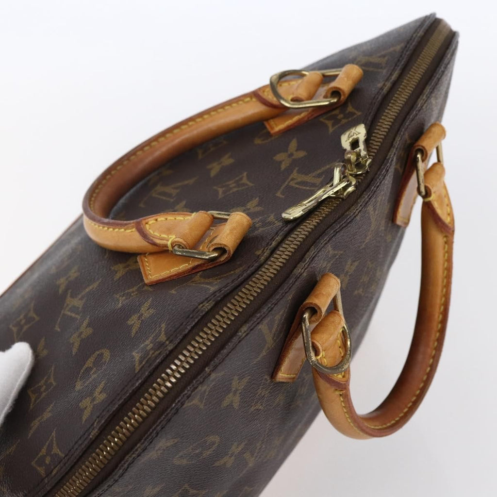Louis Vuitton Alma Handbag Monogram Canvas Brown Canvas Handbag (Pre-Owned)