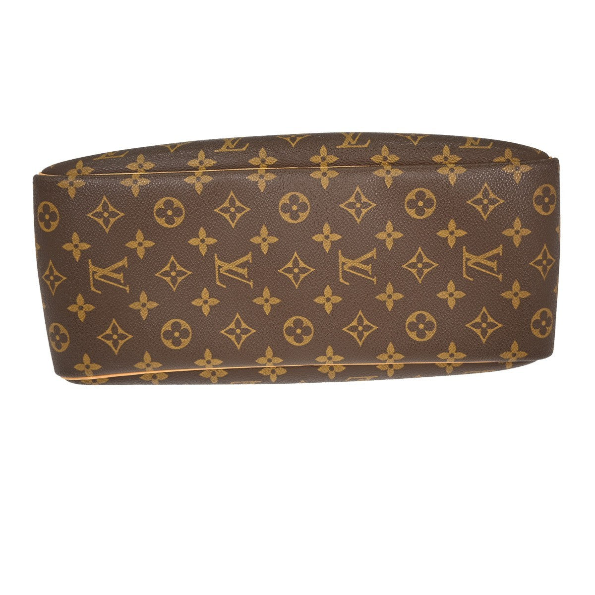 Louis Vuitton Deauville Handbag Monogram Canvas Brown Canvas Handbag (Pre-Owned)