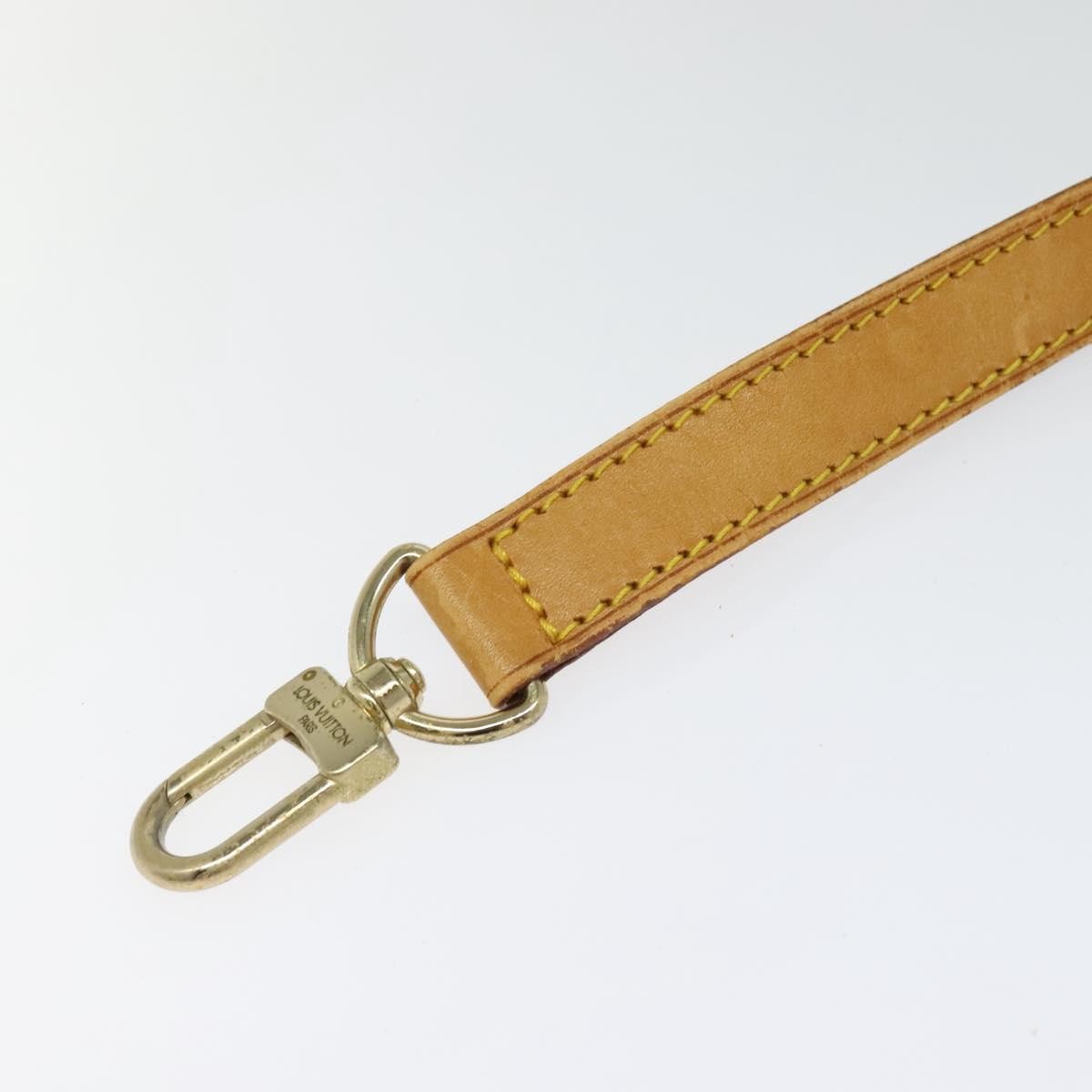 Louis Vuitton Adjustable Shoulder Strap Vachetta Leather Beige Leather Straps Accessory (Pre-Owned)