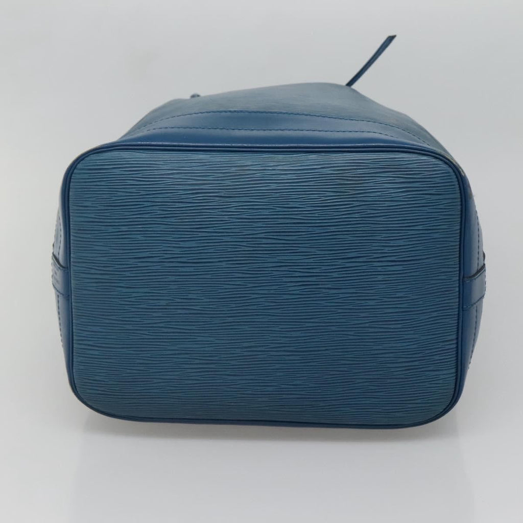 Louis Vuitton Noe Handbag Epi Leather Blue Leather Bag (Pre-Owned)