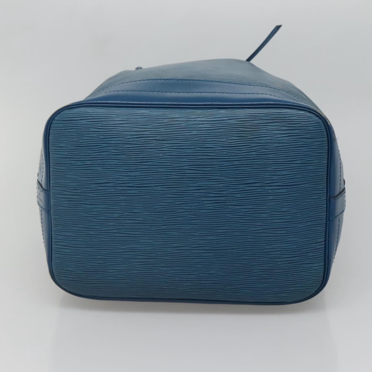 Louis Vuitton Noe Handbag Epi Leather Blue Leather Bag (Pre-Owned)