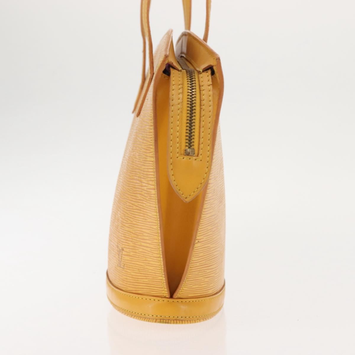Louis Vuitton Saint Jacques Handbag Epi Leather Yellow Leather Handbag (Pre-Owned)