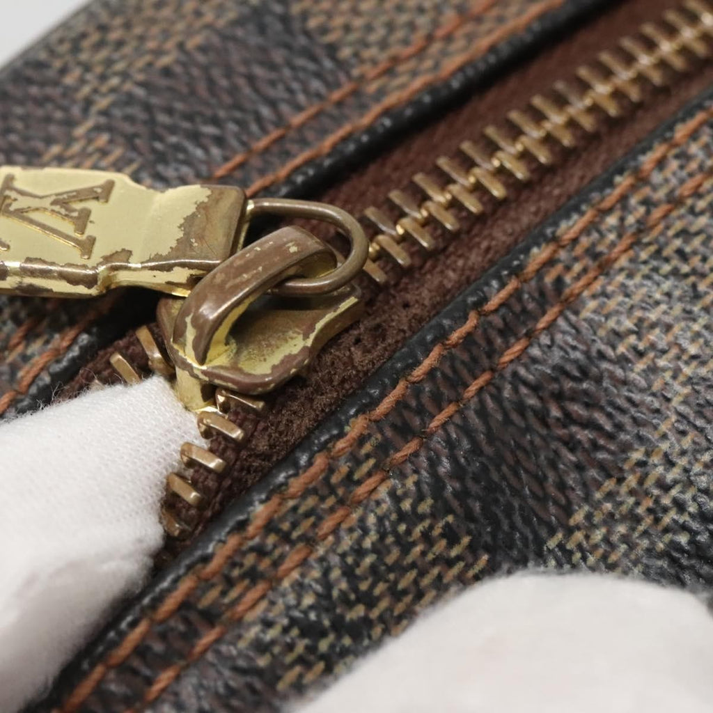 Louis Vuitton Blois Handbag Monogram Canvas Brown Canvas Shoulder Bag Bag (Pre-Owned)