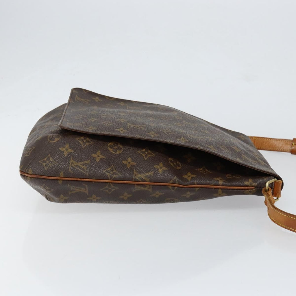 Louis Vuitton Musette Handbag Monogram Canvas Brown Canvas Shoulder Bag Bag (Pre-Owned)