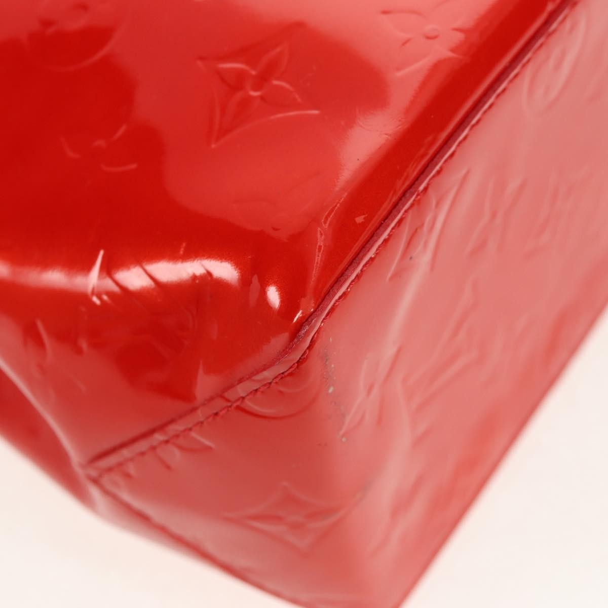 Louis Vuitton Reade Handbag Monogram Vernis Red Patent_Leather Handbag (Pre-Owned)