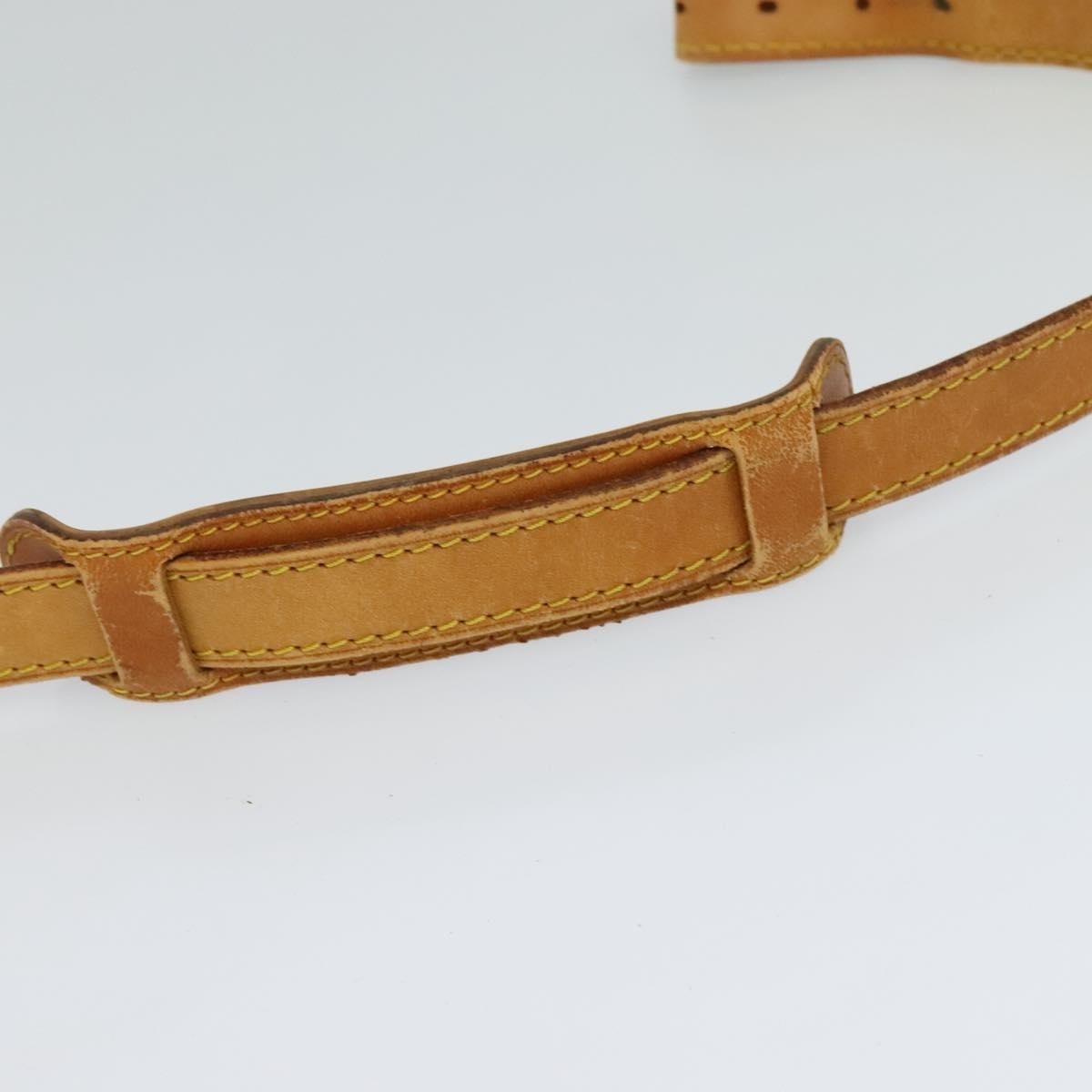 Louis Vuitton Adjustable Shoulder Strap Vachetta Leather Beige Leather Straps Accessory (Pre-Owned)