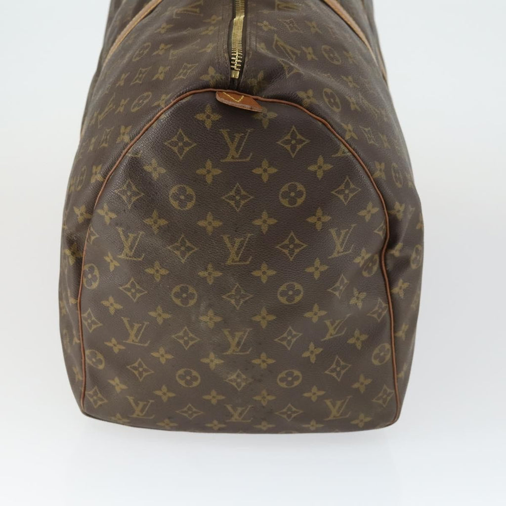 Louis Vuitton Keepall Bag Monogram Canvas Brown Canvas Travel Bag Bag (Pre-Owned)
