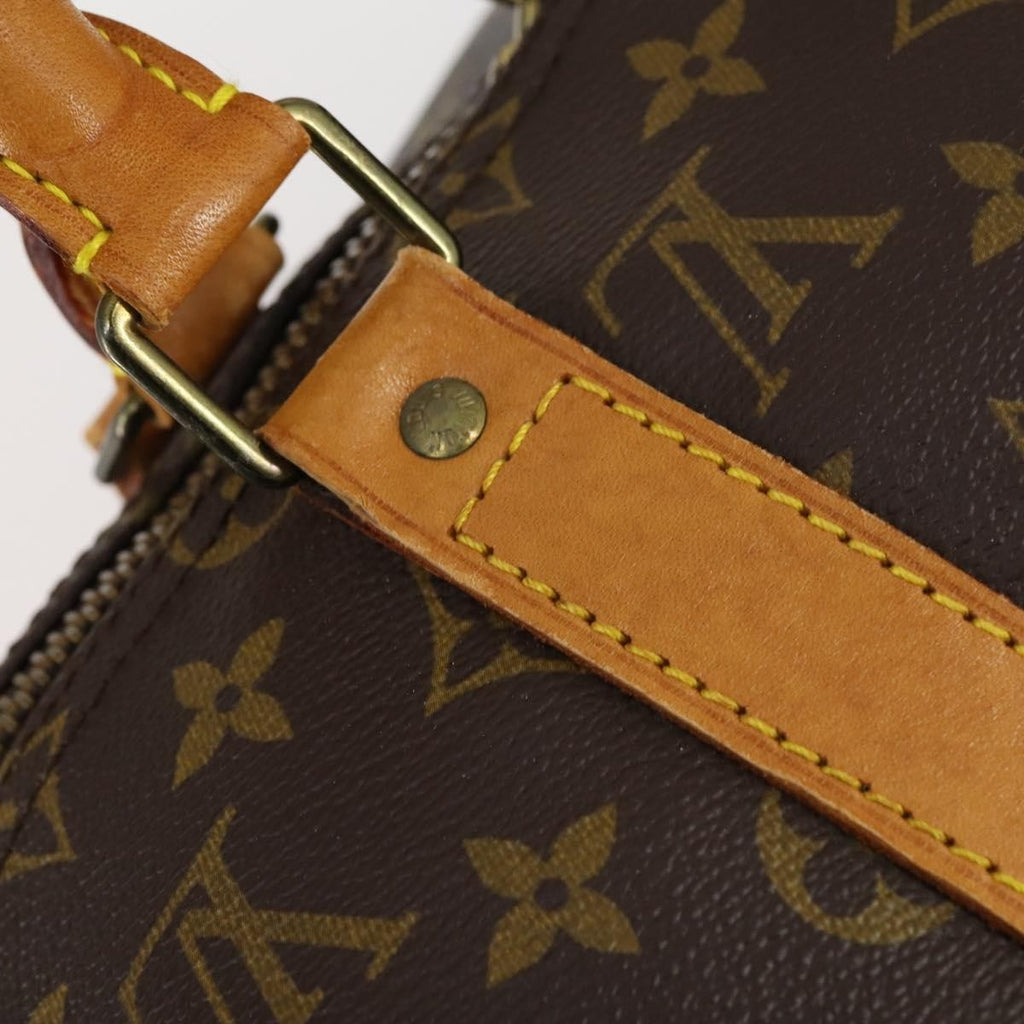 Louis Vuitton Keepall Bag Monogram Canvas Brown Canvas Travel Bag Bag (Pre-Owned)