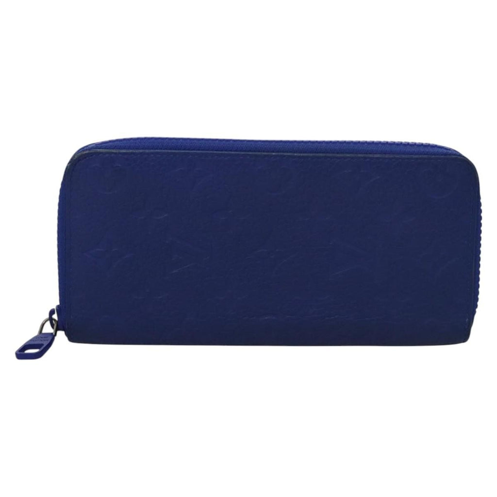 Louis Vuitton Portefeuille Zippy Monogramme Empreinte Monogramme Empreinte Blue Leather Wallets Accessory (Pre-Owned)