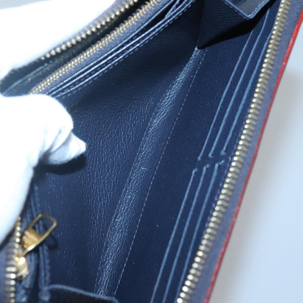 Louis Vuitton Portefeuille Zippy Monogramme Empreinte Monogramme Empreinte Navy Leather Wallets Accessory (Pre-Owned)