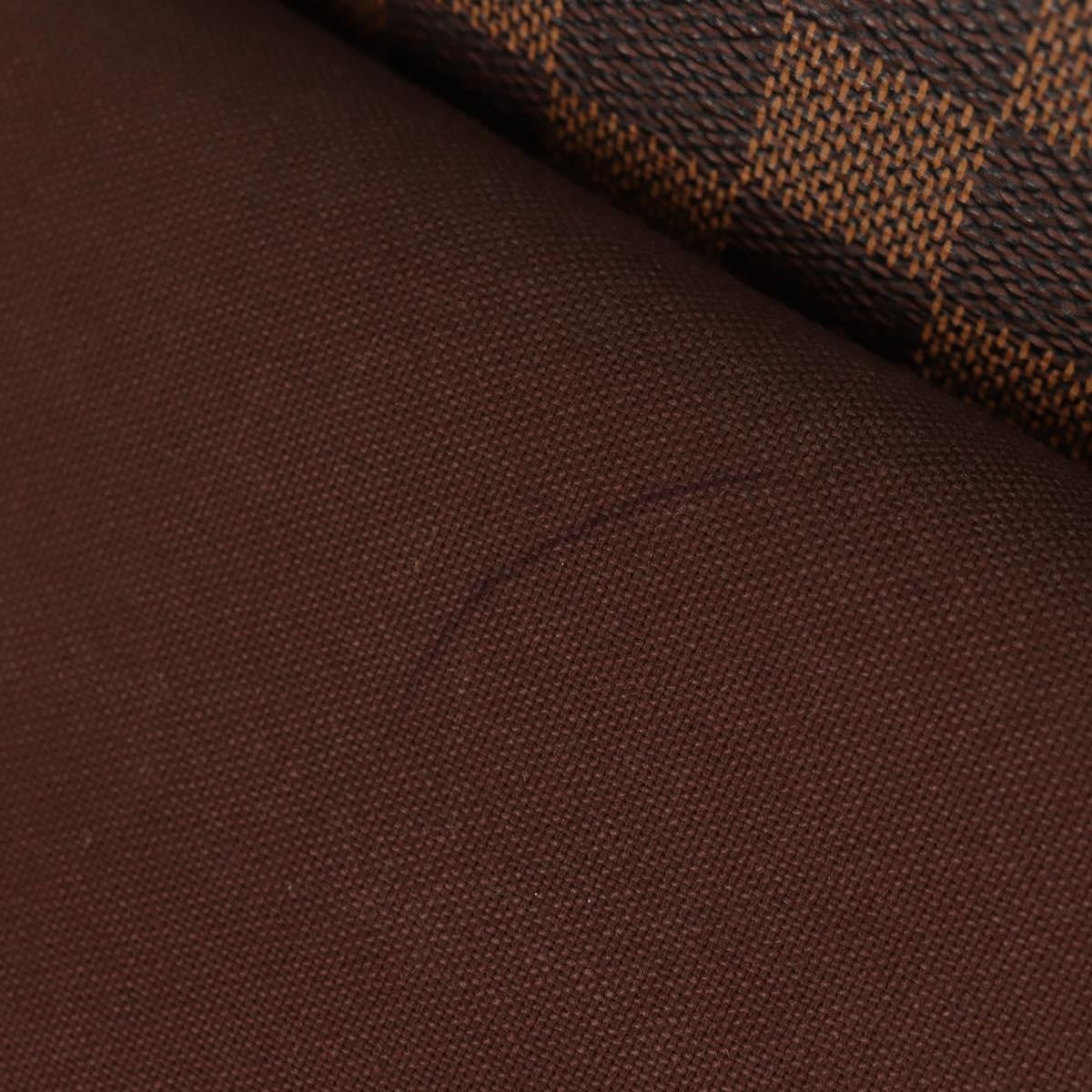 Louis Vuitton Naviglio Handbag Damier Brown Canvas Shoulder Bag Bag (Pre-Owned)